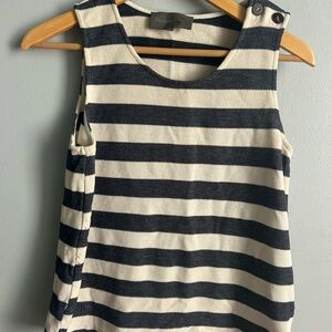 Striped Sleeveless Top